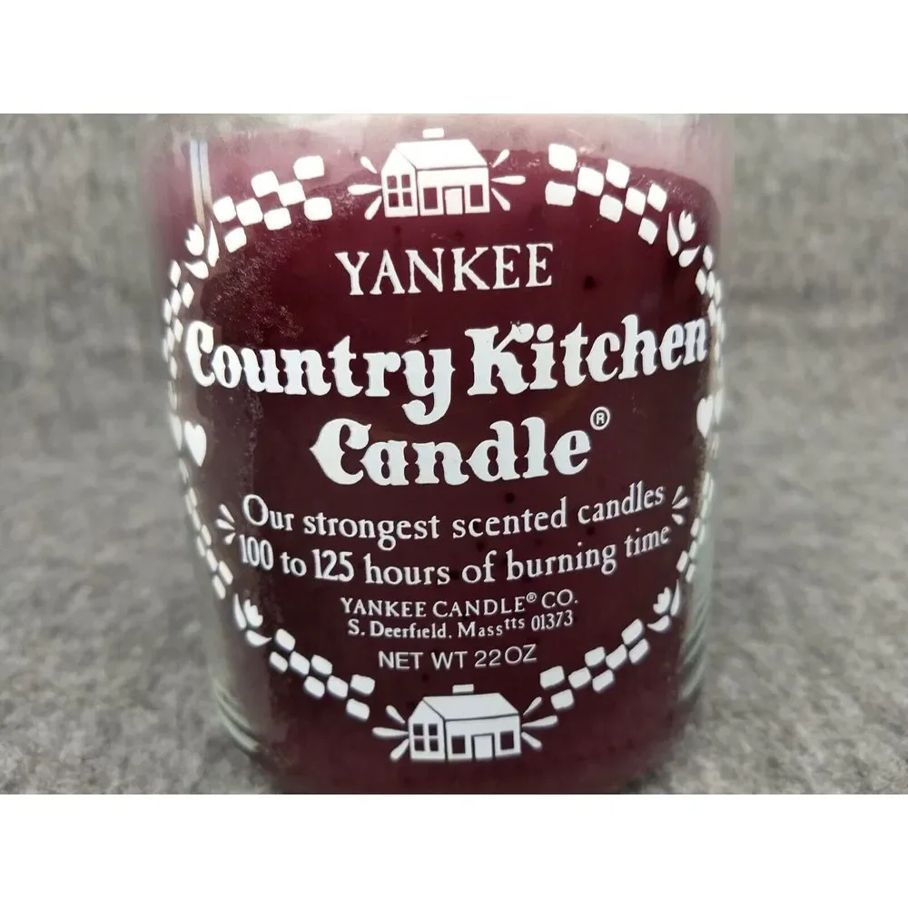 Yankee Candle‎ Country Kitchen Retired Lilac 22oz Classic Jar VTG 80s NOS NEW